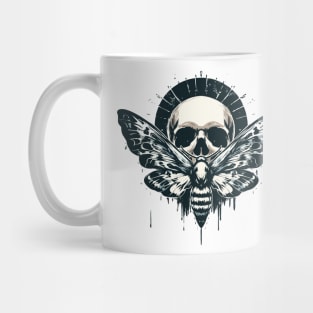 Moth skull horror Mug